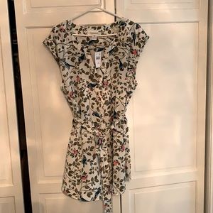 Floral Maternity Shirt